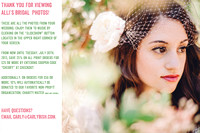 Alli's Bridal Photos