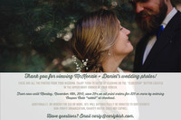 Wedding Proofs